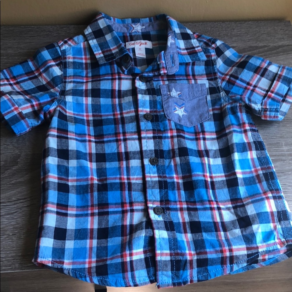 Summer top cat and Jack size 2T